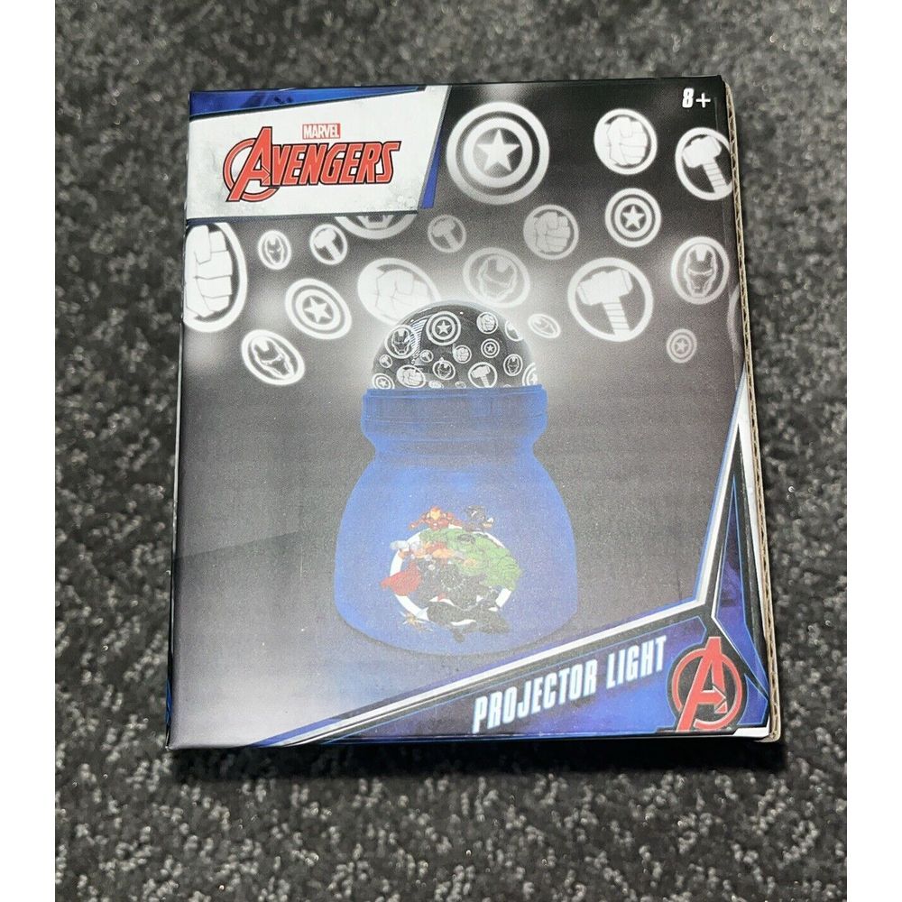 Marvel's Avengers Projector Night‎ Light LED Kids Room Toy Decor Brand New